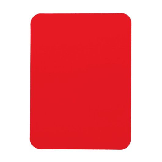 Solid Red Background  Magnet (Vertikal)