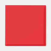 Solid Red Background  Magnet (Vorne)