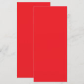 Solid Red Background Menükarte (Vorne/Hinten)