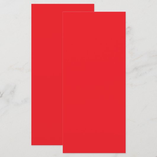 Solid Red Background  Menükarte (Vorne/Hinten)