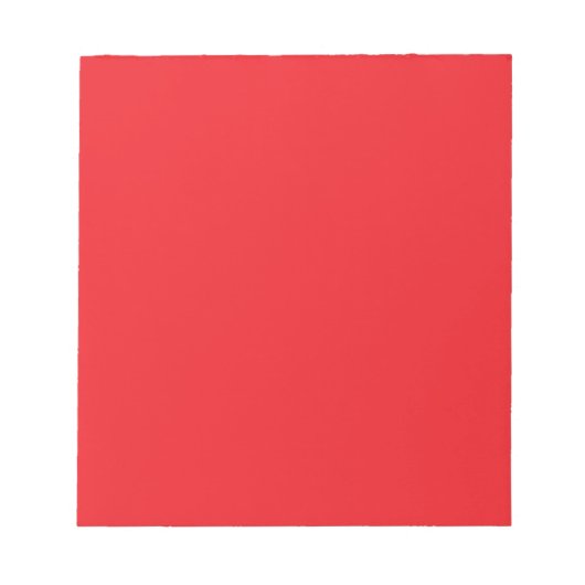 Solid Red Background Notizblock (Vorderseite)