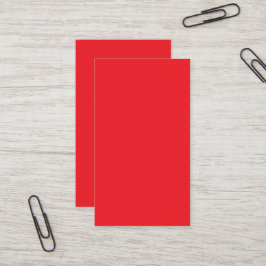 Solid Red Background  Visitenkarte