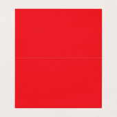 Solid Red Background  Visitenkarten (Innenseite Aufgefaltet)