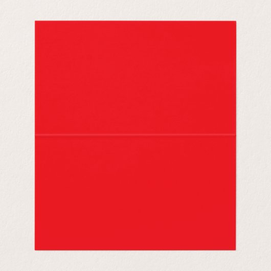 Solid Red Background Visitenkarten (Innenseite Aufgefaltet)