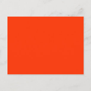Solid Red Background Web Color FF3300 Postkarte