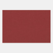 SOLID RED BLUE GREEN LINEN SEHEN PATTER GESCHENKPAPIER SET (Vorderseite 2)