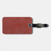 Solid Red Gepäckanhänger (Rückseite horizontal)