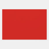 Solid Red Geschenkpapier Set (Vorderseite 2)