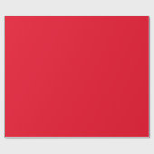 Solid Red Glossy Geschenkpapier (Flach)