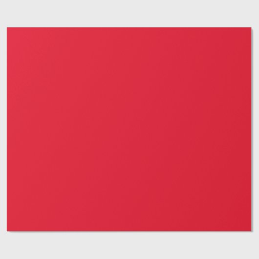 Solid Red Glossy Geschenkpapier (Flach)