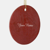Solid Red Keramikornament (Rechts)