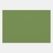 Solid Retro Weihnachtsfarben Red Green Cream Geschenkpapier Set (Vorderseite)