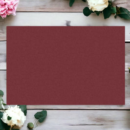 Solid Rich Burgundy Red Seidenpapier