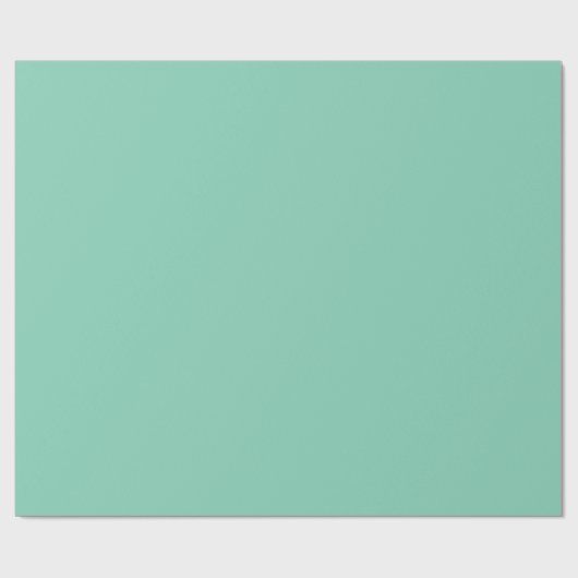 Solid Robin Egg Geschenkpapier (Flach)