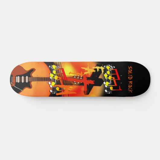 SOLID ROCK FAITH SKATEBOARD (Horizontal)