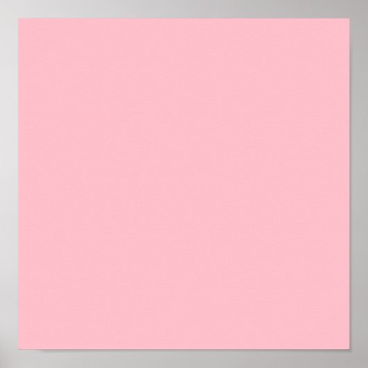 Solid rosa Blank Poster (Vorne)