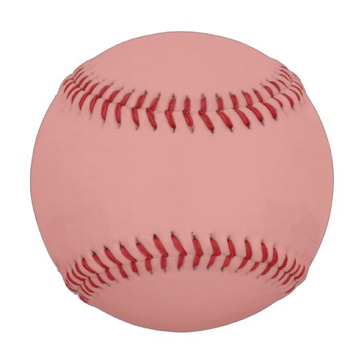 Solid Rose Gold Color Modern Baseball (Vorderseite)