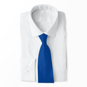 Solid Royal Blue Classic Elegant Schlicht Monochro Krawatte
