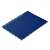 Solid Royal Blue Notepad Notizblock (Linke Seite)