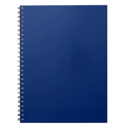 Solid Royal Blue Notepad Notizblock (Vorderseite)