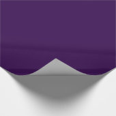 Solid Royal Lila Pop Geschenkpapier (Ecke)