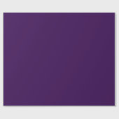 Solid Royal Lila Pop Geschenkpapier (Flach)