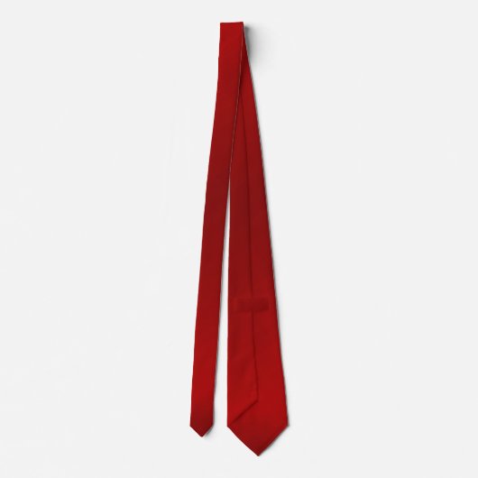 Solid Ruby Red Neck Tie Krawatte (Rückseite)