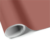 Solid russet brown geschenkpapier (Rolleneckpunkt)
