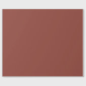 Solid russet brown geschenkpapier (Flach)