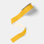 Solid Saffron Gelb Ripsband (Rückseite)