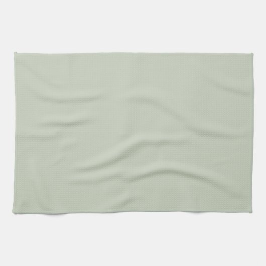 Solid Sage Green Minimal Kitchen Decor Geschirrtuch (Horizontal)