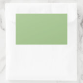 Solid Sage Green Rectangle Stickers (Tasche)