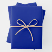Solid schlicht ägyptisch blau geschenkpapier set (Beispiel)