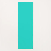 Solid, schlicht, hell Türkis Yogamatte (Vorderseite)