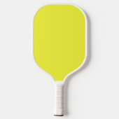Solid, schlicht, hellgelb pickleball schläger (Rückseite)