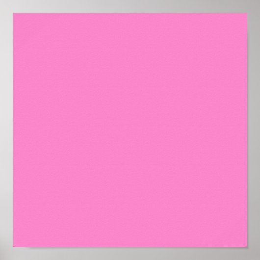 Solid schlicht Taffy Pink Poster (Vorne)