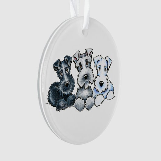 Solid Schnauzers Ornament (Vorderseite)