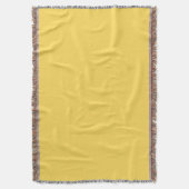 Solid Senf Yellow Decke (Vorderseite Vertikal)