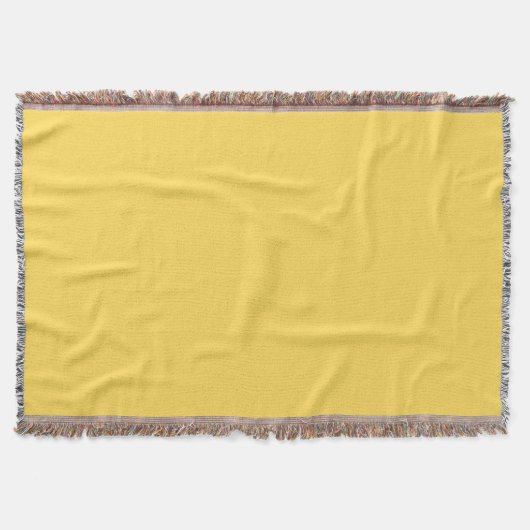 Solid Senf Yellow Decke (Vorderseite)