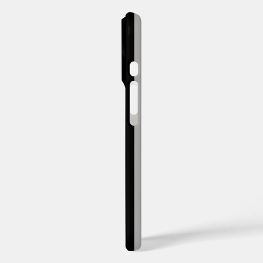 Solid Silver Case-Mate iPhone Hülle (Rückseite / Links)