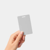 Solid Silver Name Abzeichen Sleek und minimale Des Ausweis (Handheld)