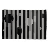 Solid Silver Reversible Kissenbezug (Rückseite)