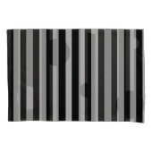 Solid Silver Reversible Kissenbezug (Vorderseite)