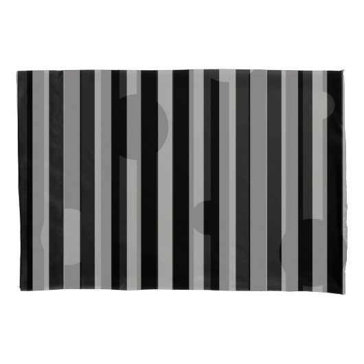 Solid Silver Reversible Kissenbezug (Vorderseite)