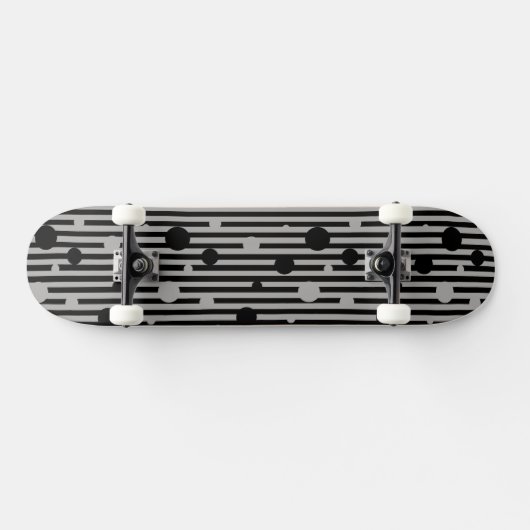 Solid Silver Skateboard (Horizontal)