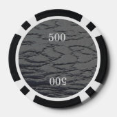 Solid Slate Gray Pokerchips (Rückseite)