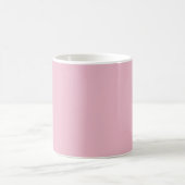 Solid Soft Blush Pink Mug Kaffeetasse (Mittel)