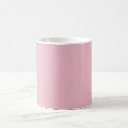 Solid Soft Blush Pink Mug Kaffeetasse (Mittel)