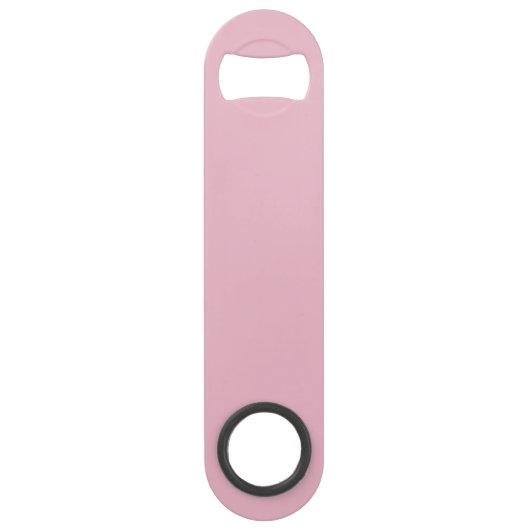 Solid Soft Blush Pink Opener Speed Flaschenöffner (Vorderseite)