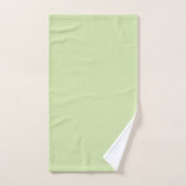 Solid Soft Celery Green Badhandtuch Set (Handtuch)